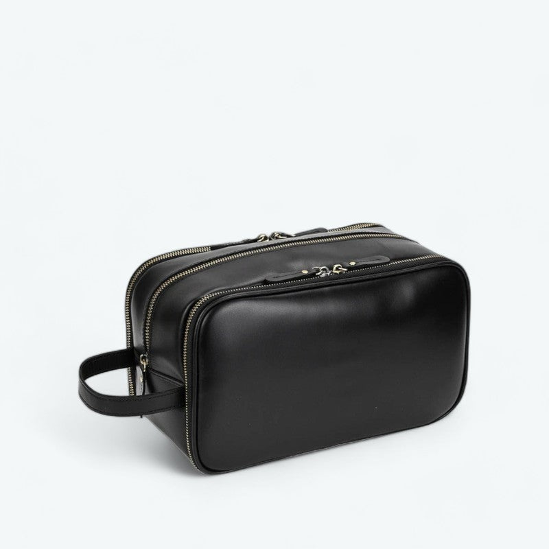 Grande Trousse de Toilette Homme Noir