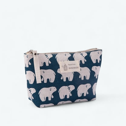 Jolie Trousse de Toilette Naturelle Femme Ours