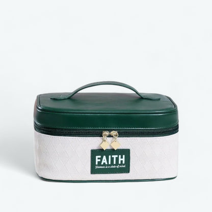 Petit Vanity Case Vert Sapin