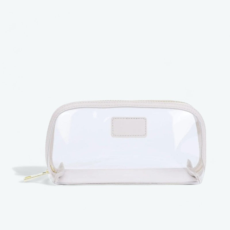 Petite Trousse de Toilette Transparente Blanc