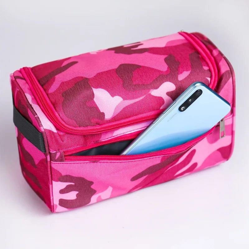 Trousse de Toilette Camouflage Rose Rose