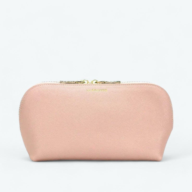 Trousse de Toilette Cuir femme Rose pale