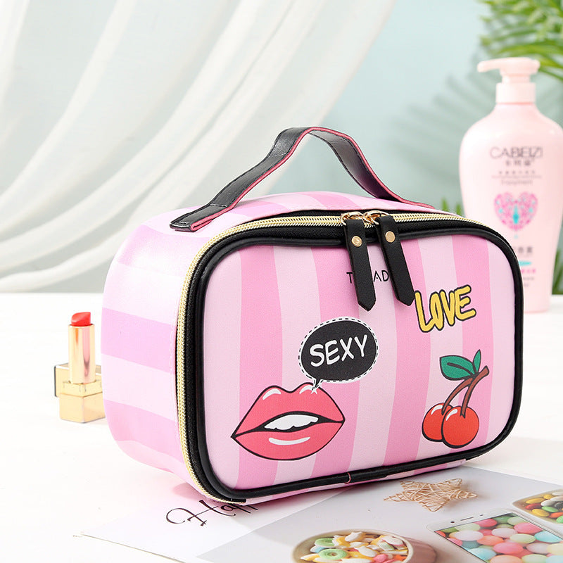 Trousse de Toilette Femme Girly Cerise