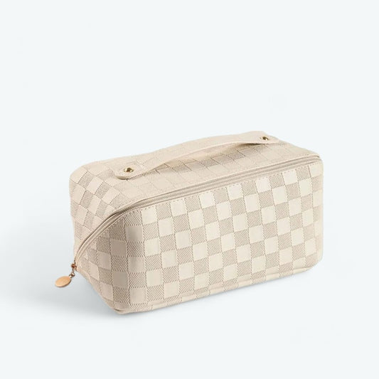 Trousse de Toilette Femme Tendance Beige