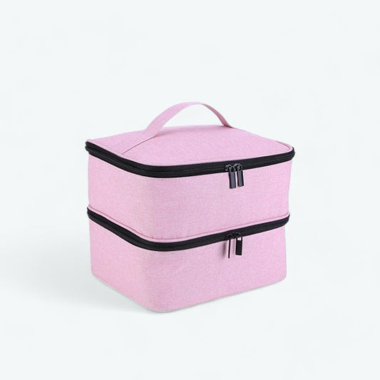 Trousse De Toilette Femme Vanity Souple Rose