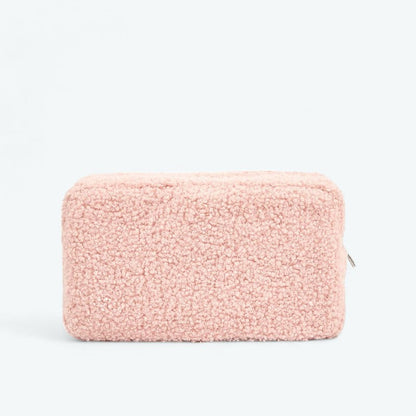 Trousse de Toilette Femme Velours Rose