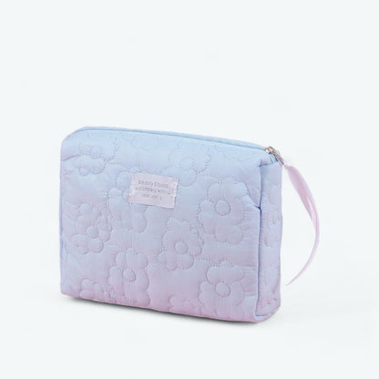 Trousse de Toilette Gaze de Coton Femme Bleu