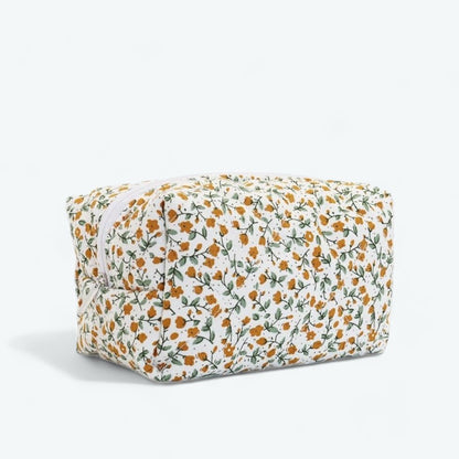 Trousse de Toilette Gaze de Coton Orange