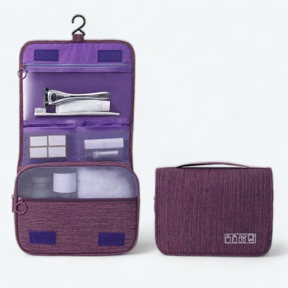 Trousse de Toilette Homme avec Crochet Violet