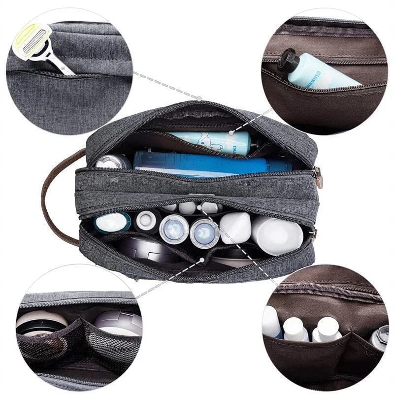 Trousse de Toilette Homme Double Compartiments