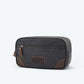 Trousse de Toilette Homme Simili Cuir Noir