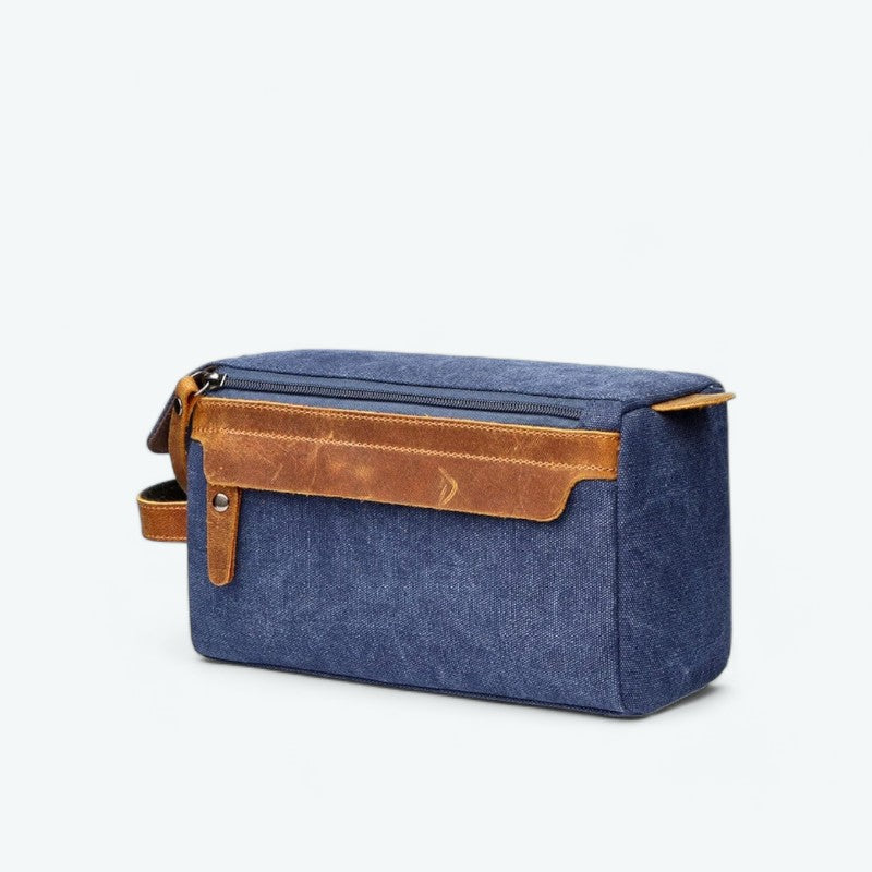 Trousse de Toilette Homme Tendance Bleu