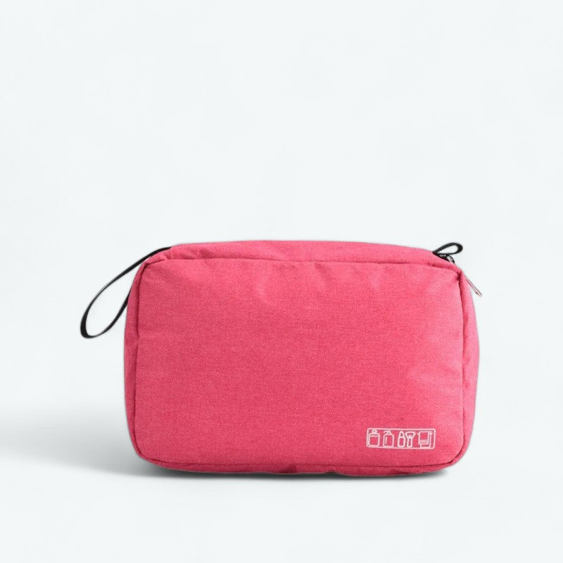 Trousse de Toilette Pliable à Suspendre Rose