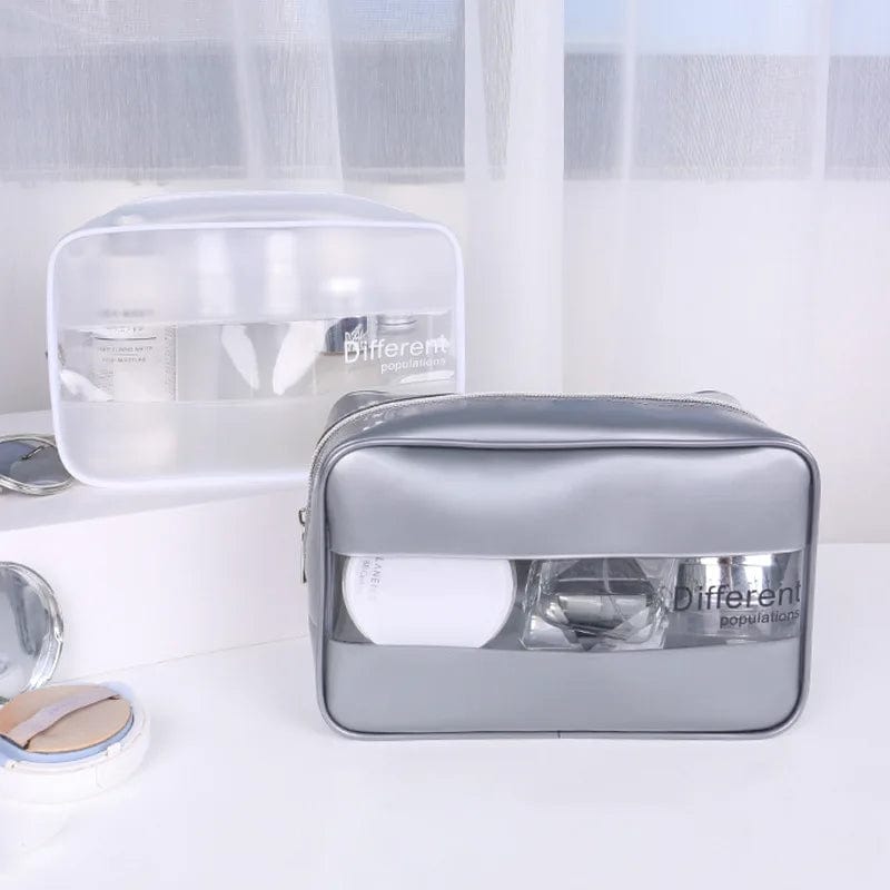 Trousse de Toilette Transparente Design