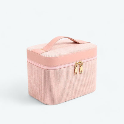 Trousse de Toilette Vanity Rigide Rose