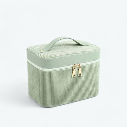 Trousse de Toilette Vanity Rigide Vert Clair