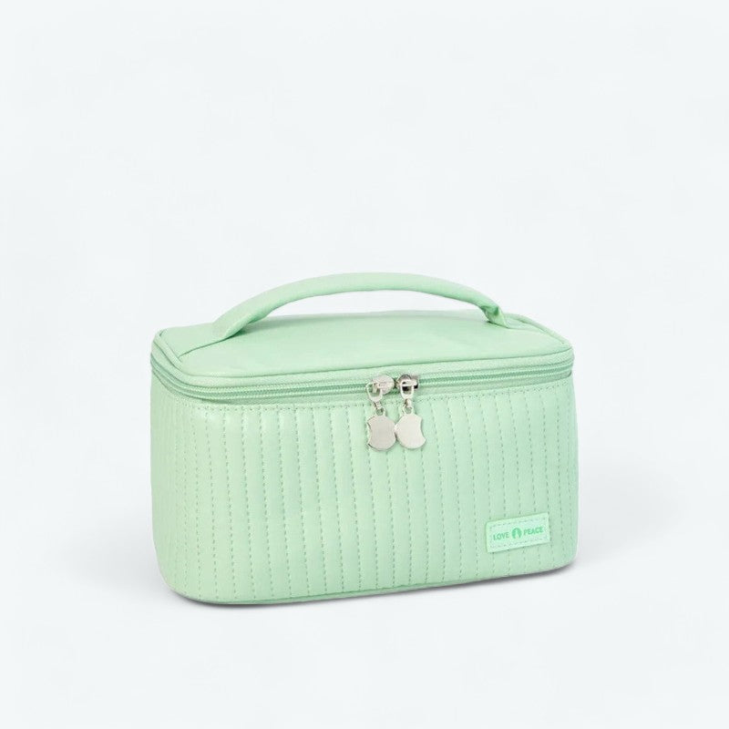 Vanity Case Souple Femme Vert Clair